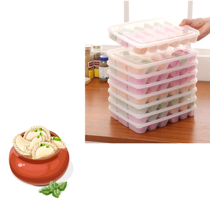 Food-Grade Portable Dumpling Storage Box Refrigerator Fresh Keeping Container Holder Organizer Kitchen Accessories
Food-Grade Portable Dumpling Storage Box Refrigerator Fresh Keeping Container Holder Organizer Kitchen Accessories