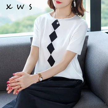 New Women's Tops Jacquard Lovely Girl Letters Short Sleeve Pullover 2019 Summer Female Knitted thin O-neck Sweater Jumper Hot
New Women's Tops Jacquard Lovely Girl Letters Short Sleeve Pullover 2019 Summer Female Knitted thin O-neck Sweater Jumper Hot