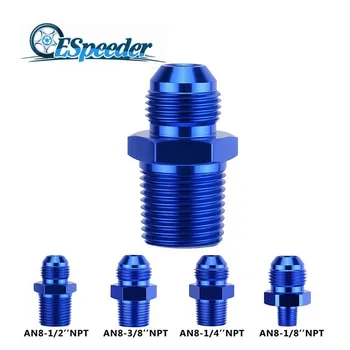 ESPEEDER Male AN8 To 1/8" 1/2'' 3/8" 1/4"NPT Thread Straight Adapter Pipe Fuel Oil Fitting Hose Adapter Aluminum Alloy
ESPEEDER Male AN8 To 1/8" 1/2'' 3/8" 1/4"NPT Thread Straight Adapter Pipe Fuel Oil Fitting Hose Adapter Aluminum Alloy