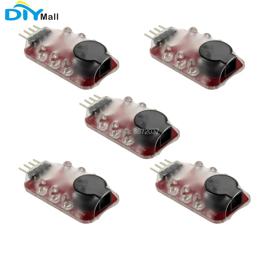 5pcs/lot DIYmall Low LED Pressure Alarm Which Can Indicate Lipoions Cell Voltage Automatically
5pcs/lot DIYmall Low LED Pressure Alarm Which Can Indicate Lipoions Cell Voltage Automatically