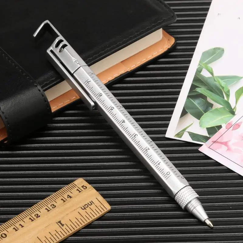 Multi-function Ballpoint Pen Black Ink Mobile Phone Bracket Screwdriver Level Ruler School Office Writing Tools Stationery
Multi-function Ballpoint Pen Black Ink Mobile Phone Bracket Screwdriver Level Ruler School Office Writing Tools Stationery