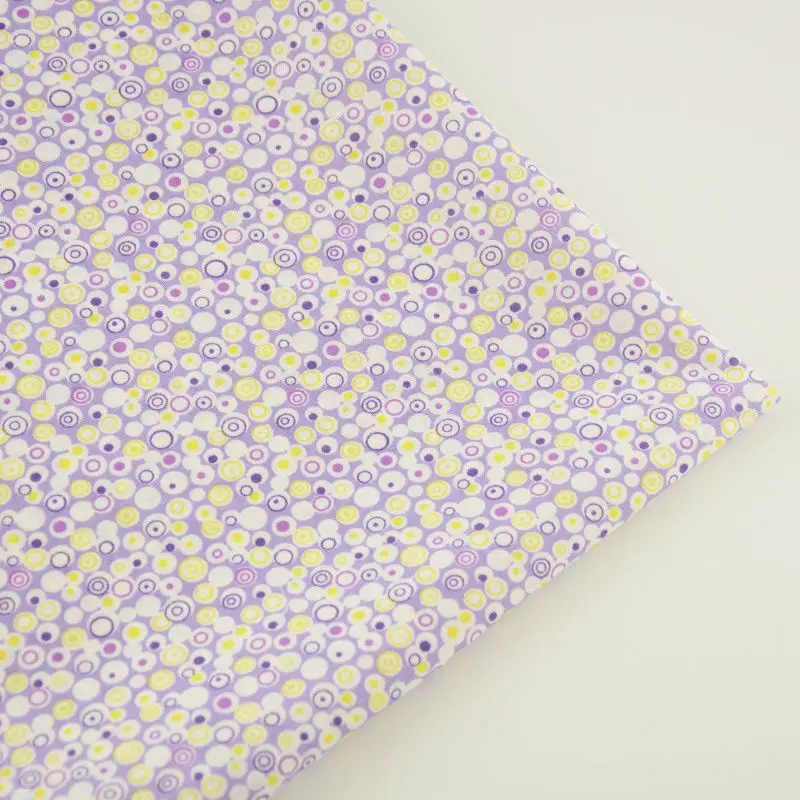 100% Cotton Fabric Yellow and Light Purple Circle Designs Tecido Plain Scrapbooking Dolls Patchwork Tela Home Textile Sewing CM
100% Cotton Fabric Yellow and Light Purple Circle Designs Tecido Plain Scrapbooking Dolls Patchwork Tela Home Textile Sewing CM