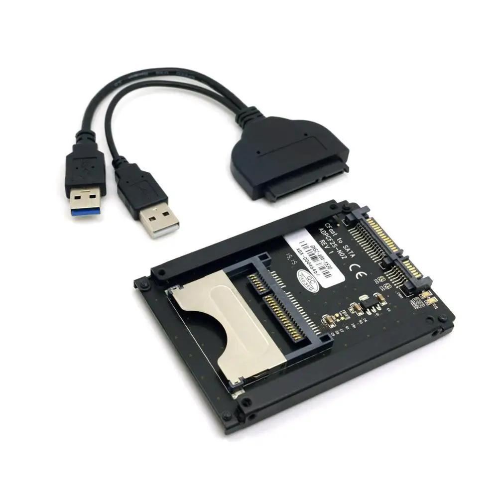 Zihan SATA 22Pin to USB 3.0 to CFast Card adapter 2.5" Hard Disk Case SSD HDD for PC
Zihan SATA 22Pin to USB 3.0 to CFast Card adapter 2.5" Hard Disk Case SSD HDD for PC