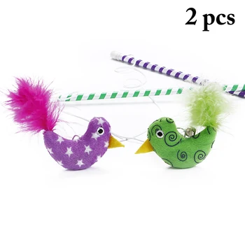 2PCS Funny Feather Mouse Cat Bell Ball Pet Supplies Catnip Color Bird Funny Cat Toy Purple Green Pet Interactive Toy
2PCS Funny Feather Mouse Cat Bell Ball Pet Supplies Catnip Color Bird Funny Cat Toy Purple Green Pet Interactive Toy