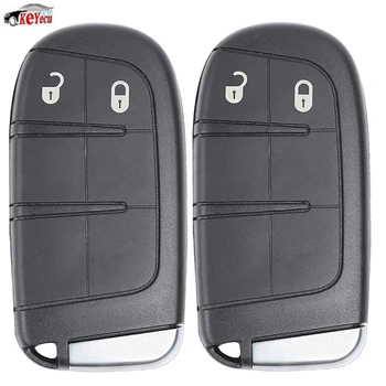 KEYECU 2 Pcs/lot 433MHz ID46 Chip Replacement 2 Button Smart Remote Key Fob for Chrysler 300, for Jeep, for Dodge, for Fiat 500
KEYECU 2 Pcs/lot 433MHz ID46 Chip Replacement 2 Button Smart Remote Key Fob for Chrysler 300, for Jeep, for Dodge, for Fiat 500