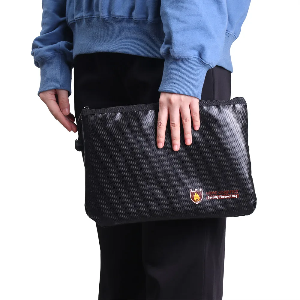 Security Fireproof Briefcase Valuables Bag Zipper Closure Document Bag Waterproof Envelope Pouch Silicone Fiberglass Cloth
Security Fireproof Briefcase Valuables Bag Zipper Closure Document Bag Waterproof Envelope Pouch Silicone Fiberglass Cloth