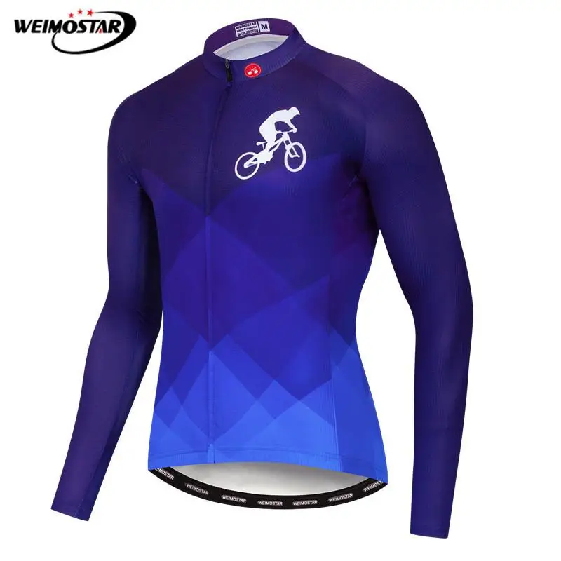 Weimostar Blue Team Riding Cycling Jersey Long Sleeve Autumn Reflective MTB Bike Jersey Tops Racing Sport Bicycle Wear Clothes
Weimostar Blue Team Riding Cycling Jersey Long Sleeve Autumn Reflective MTB Bike Jersey Tops Racing Sport Bicycle Wear Clothes