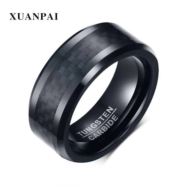 8mm Tungsten Carbide Ring for Men Carbon Fiber Material Party Ring Game Jewelry with Velvet Bag
8mm Tungsten Carbide Ring for Men Carbon Fiber Material Party Ring Game Jewelry with Velvet Bag