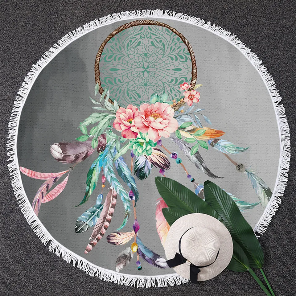 Big Dreamcatcher Round Beach Towel Blanket, Luxury Thick Colorful Beach Roundie, Womens Mens Kids Circle Yoga Mat
Big Dreamcatcher Round Beach Towel Blanket, Luxury Thick Colorful Beach Roundie, Womens Mens Kids Circle Yoga Mat