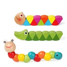 Colorful Wooden Worm Puzzles Kids Learning Educational Didactic Baby Development Montessori Toys Fingers Game Gift For Children
Colorful Wooden Worm Puzzles Kids Learning Educational Didactic Baby Development Montessori Toys Fingers Game Gift For Children