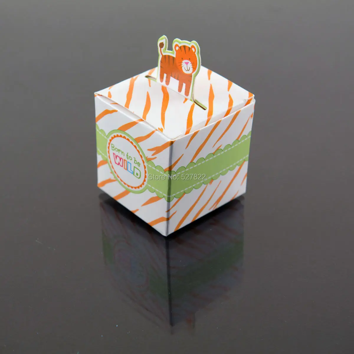 Wedding Decoration 10Pcs Folding DIY Animal wedding candy box for wedding favors and gifts Boxes