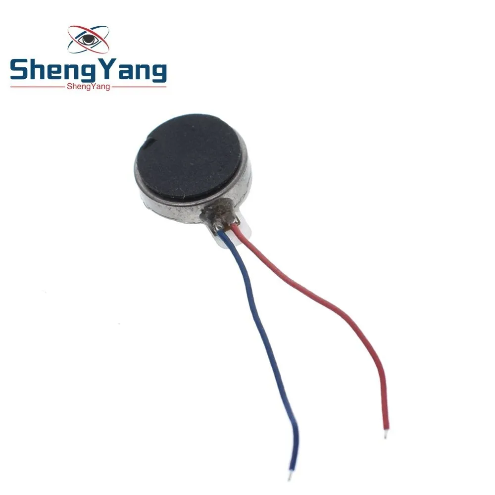 ShengYang 1x DC 3V 70mA 12000 RPM For Phone Coin Flat Vibrating Vibration Motor Vibration Motor G08 Drop ship
ShengYang 1x DC 3V 70mA 12000 RPM For Phone Coin Flat Vibrating Vibration Motor Vibration Motor G08 Drop ship