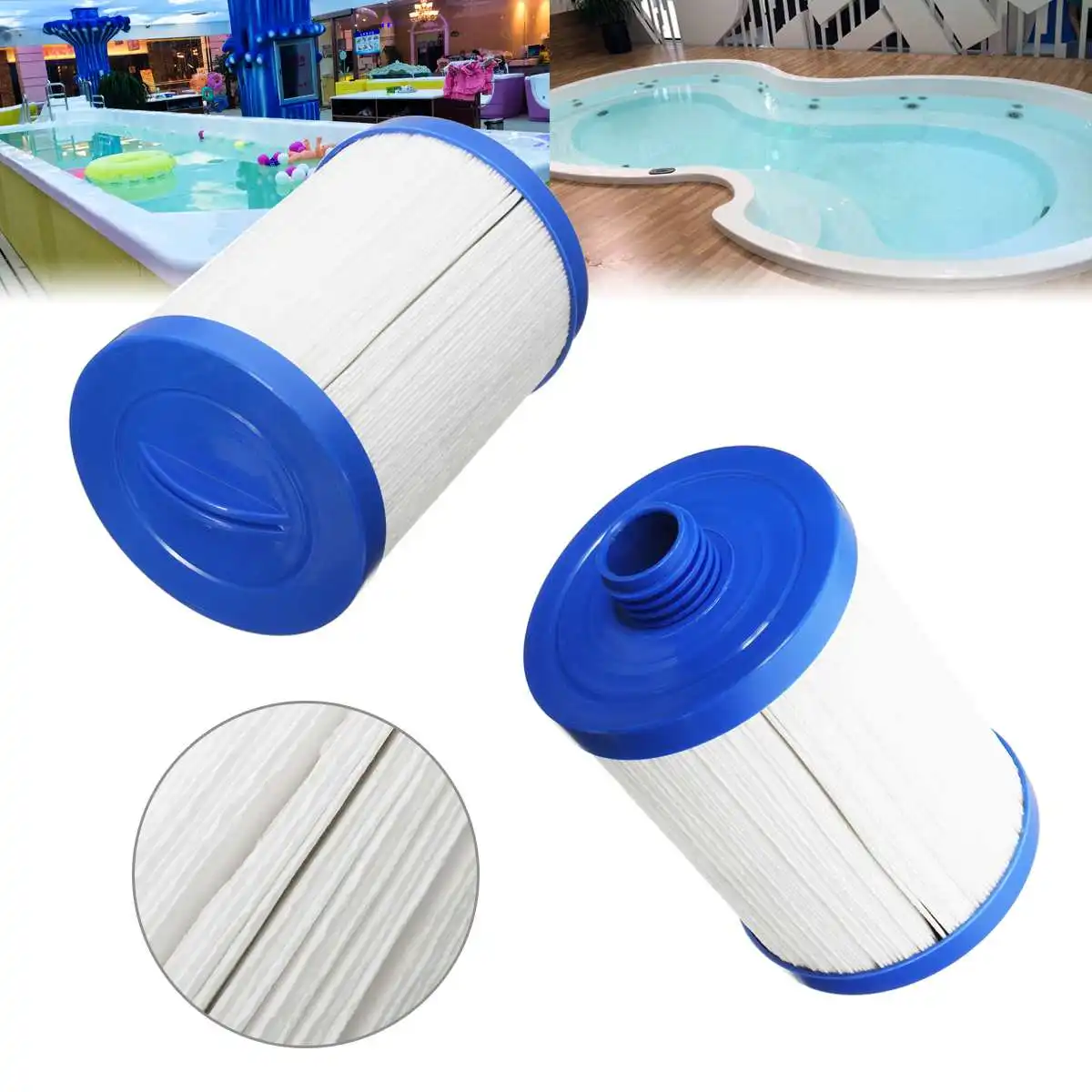 Filter Cartridge Replacement for Sapphire Heritage Signature Cyclone Monarch LA Spas Hot Tub PoolSpa Filter Semi-Circular Handle
Filter Cartridge Replacement for Sapphire Heritage Signature Cyclone Monarch LA Spas Hot Tub PoolSpa Filter Semi-Circular Handle