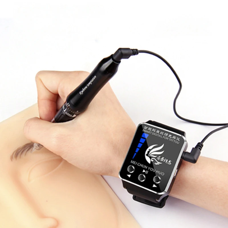 2019 smart digital wireless permanent makeup watch tattoo machine 0.18mm micro 1RL needles for eyebrow/lip/eyeliner/MTS
2019 smart digital wireless permanent makeup watch tattoo machine 0.18mm micro 1RL needles for eyebrow/lip/eyeliner/MTS