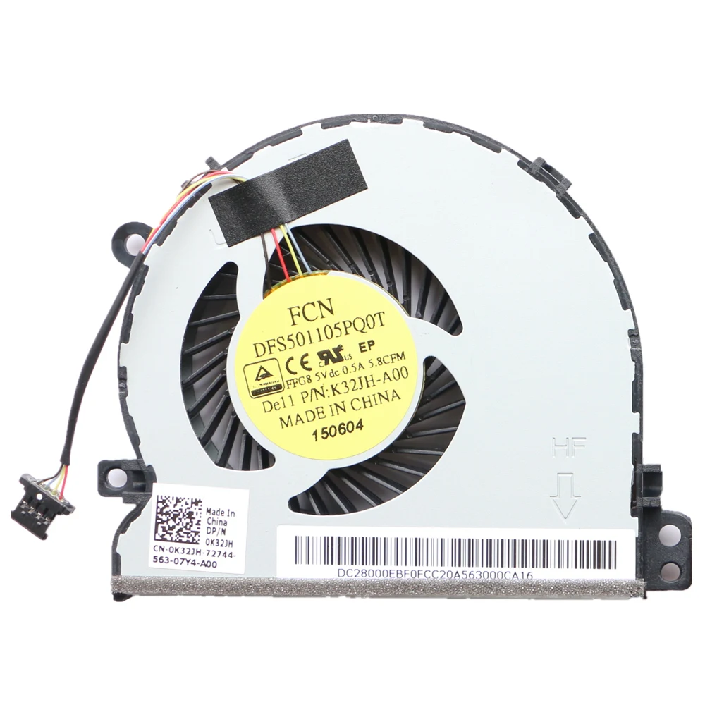 Новый оригинальный вентилятор процессора для Dell E3450 E3550 Вентилятор охлаждения FCN