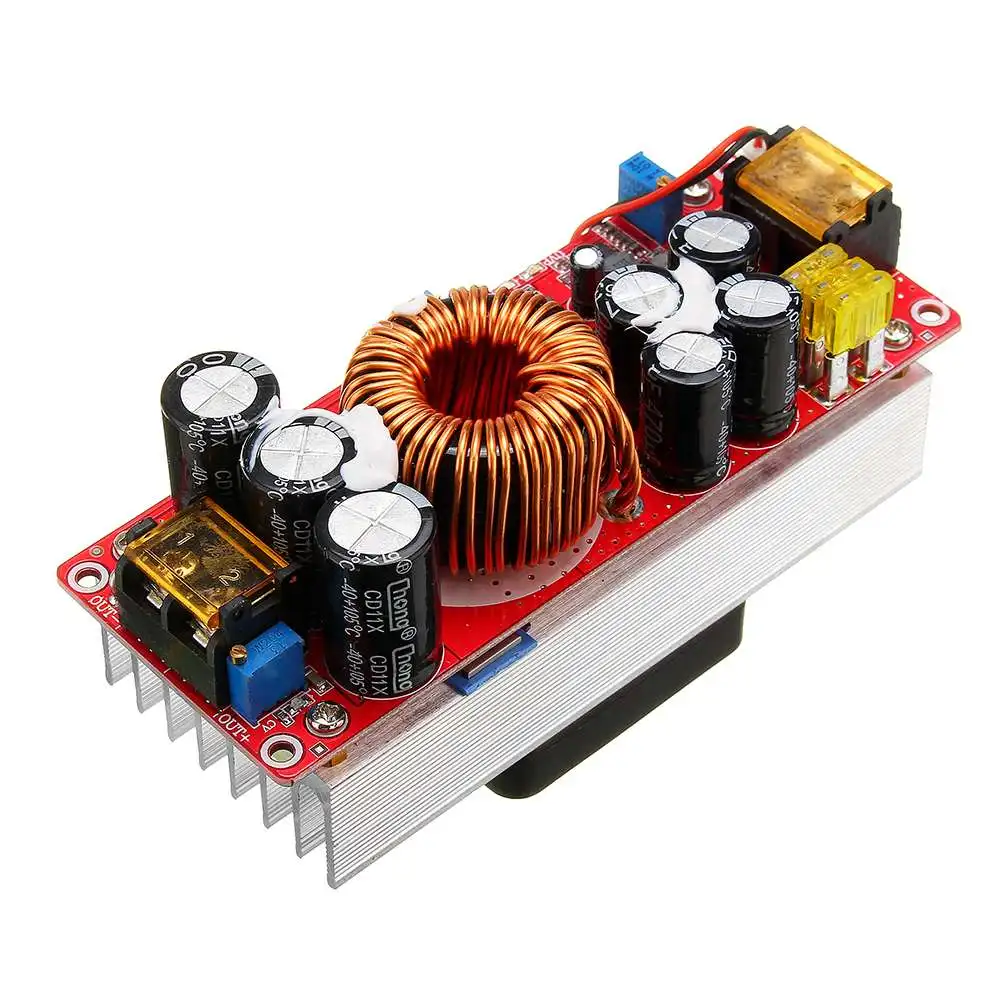 1500W 30A High Power DC-DC Constant Voltage Constant Current Step-up Power Module Boost Converter 12V 24V 48V To 48V 60V 72V
1500W 30A High Power DC-DC Constant Voltage Constant Current Step-up Power Module Boost Converter 12V 24V 48V To 48V 60V 72V