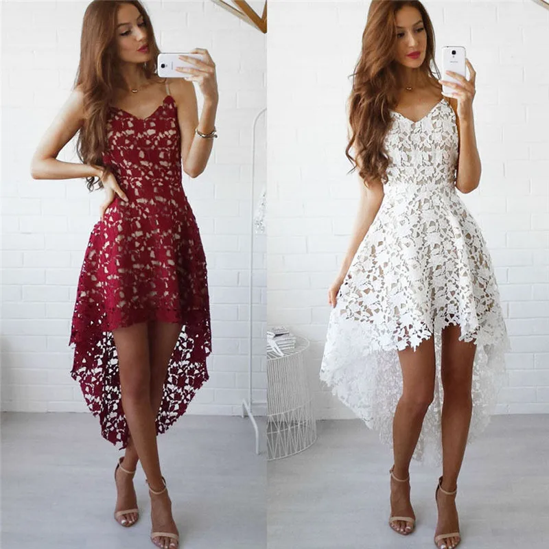 Women's Lace Flower Summer Dress Sweet Sleeveless Strap Bandage Bodycon Mini Dresses V-Neck Fit and Flare High Waisr Lady Dress
Women's Lace Flower Summer Dress Sweet Sleeveless Strap Bandage Bodycon Mini Dresses V-Neck Fit and Flare High Waisr Lady Dress
