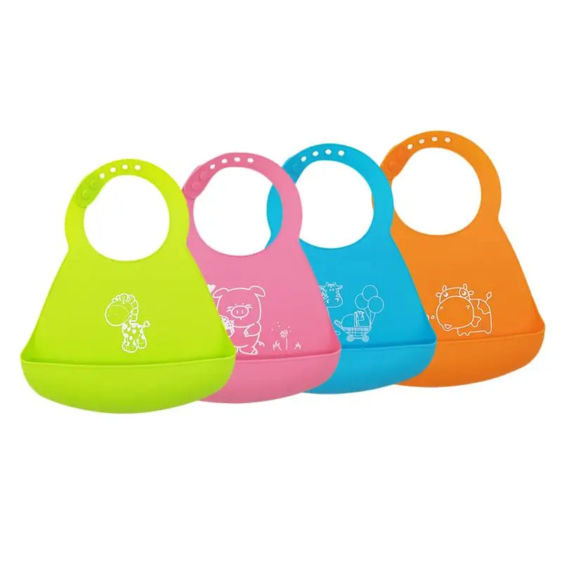 Children's Waterproof Silicone Feeding Bib Large Three-dimensional Disposable Baby Pinafore Toddler Kid Adjustable Feeding Apron
Children's Waterproof Silicone Feeding Bib Large Three-dimensional Disposable Baby Pinafore Toddler Kid Adjustable Feeding Apron