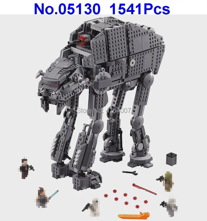 1541pcs first order heavy assault walker star wars 5 figures building blocks 75189 Toy
1541pcs first order heavy assault walker star wars 5 figures building blocks 75189 Toy