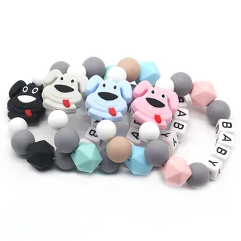 Personalized Name Silicone Teether Toy Teething Bracelet Pacifier Clip Binky Clip Dummy Clip Soother Baby Girl Boy Chew Gift
Personalized Name Silicone Teether Toy Teething Bracelet Pacifier Clip Binky Clip Dummy Clip Soother Baby Girl Boy Chew Gift