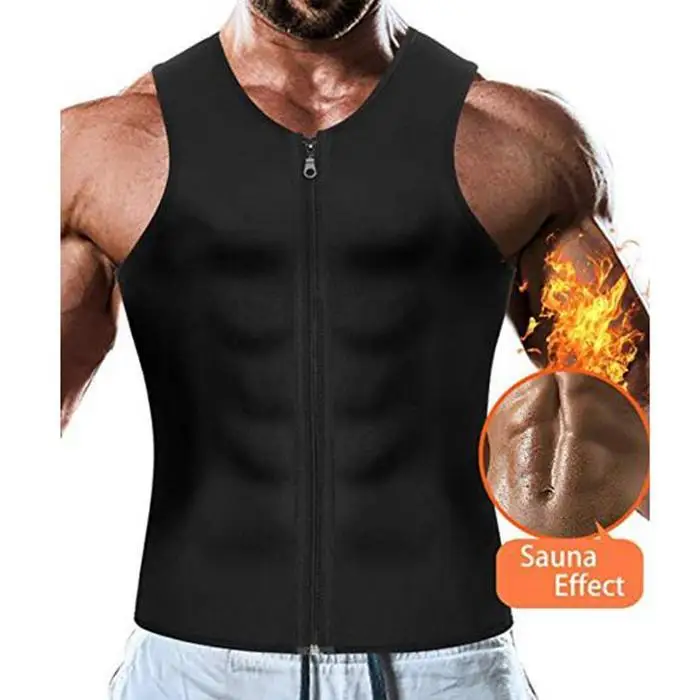 Men Fitness Vest Weight Loss Waist Trainer Vest Calorie Burner Neoprene Corset Body Shaper Zipper Sauna Tank Top Workout Shirt
Men Fitness Vest Weight Loss Waist Trainer Vest Calorie Burner Neoprene Corset Body Shaper Zipper Sauna Tank Top Workout Shirt