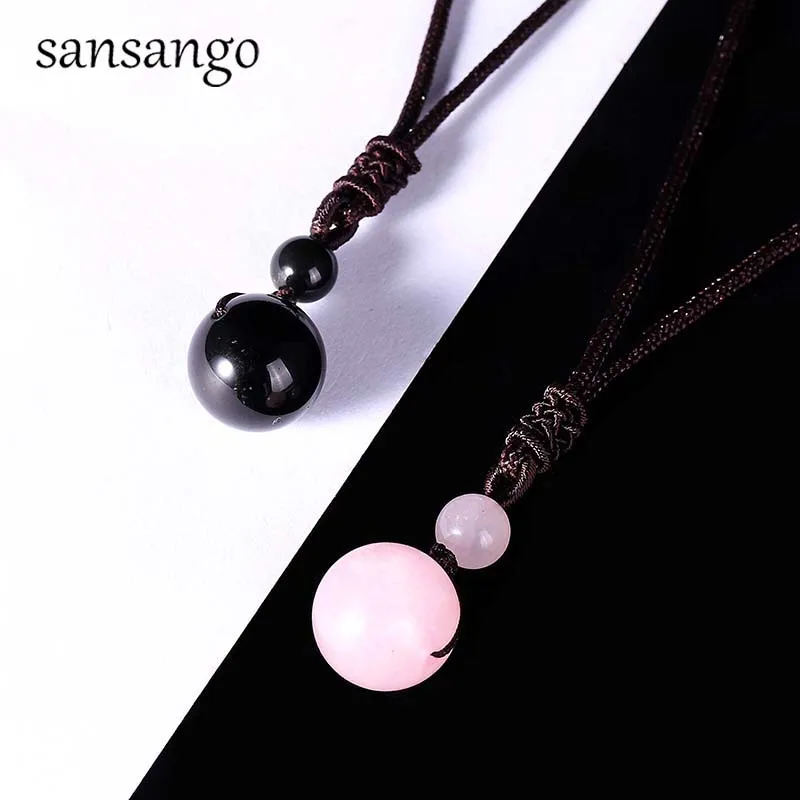 2pcs Classic Natural Black Obsidian Powder Stone Pendant Necklace Polyester Rope Chain Necklace For Couple Jewelry Adjustable
2pcs Classic Natural Black Obsidian Powder Stone Pendant Necklace Polyester Rope Chain Necklace For Couple Jewelry Adjustable