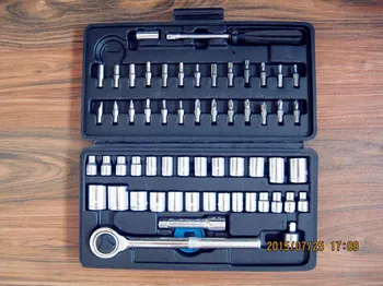 60 pcs Socket Set 1/4" 3/8" Drive Ratchet Wrench Spanner Multifunctional Combination Household Tool Kit Car Repair Tools
60 pcs Socket Set 1/4" 3/8" Drive Ratchet Wrench Spanner Multifunctional Combination Household Tool Kit Car Repair Tools