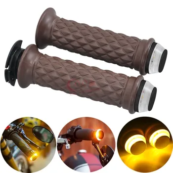 7/8" Handgrip Bar Handlebar End LED Light Turn Signal Indicator Plug For Harley Yamaha Truimph Cafe Racer Bobber motorcycles
7/8" Handgrip Bar Handlebar End LED Light Turn Signal Indicator Plug For Harley Yamaha Truimph Cafe Racer Bobber motorcycles