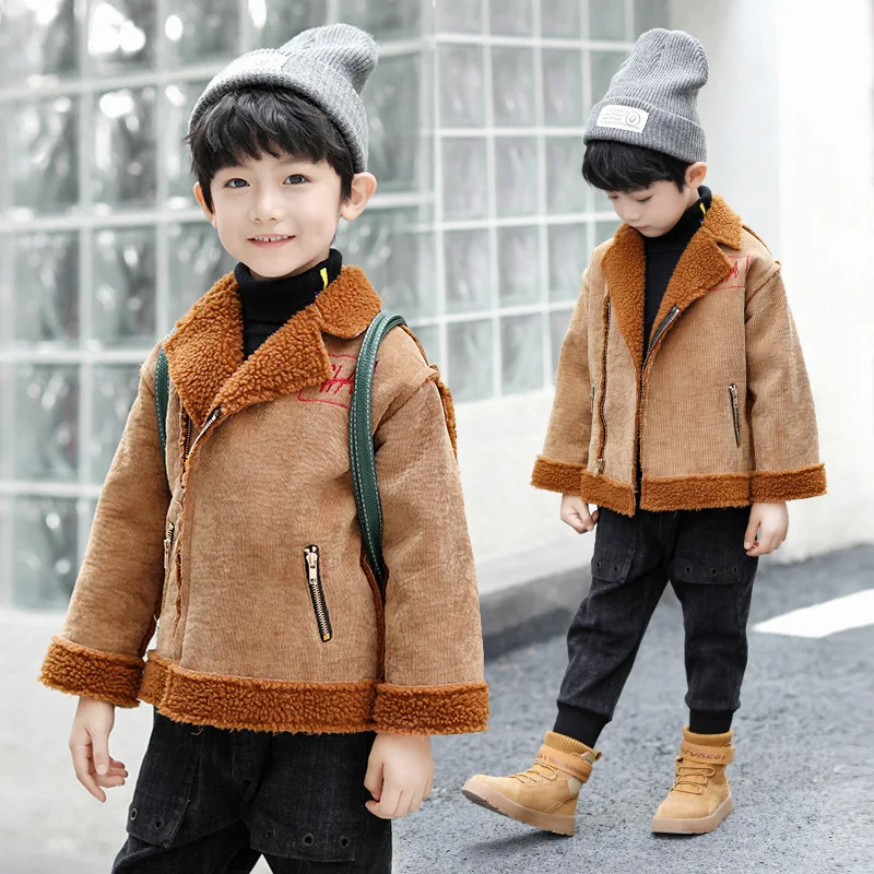 Children's Garment 2018 Winter New Pattern Loose Coat Child Lamb Stuff Jacket Boy Fashion Jacket
Children's Garment 2018 Winter New Pattern Loose Coat Child Lamb Stuff Jacket Boy Fashion Jacket