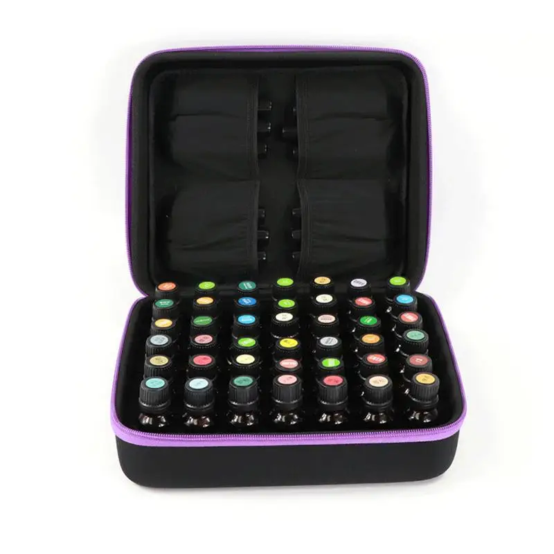 Essential Oil Bottle Storage Bag 42 Compartment 15ML Shockproof Rolling Bottle Storage Box Portable Handbag EVA Organizer GC0208
Essential Oil Bottle Storage Bag 42 Compartment 15ML Shockproof Rolling Bottle Storage Box Portable Handbag EVA Organizer GC0208