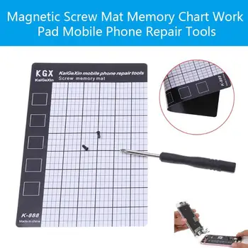 Palm Size Smart Phone Tablet PC Repair Pad Magnetic Screw Mat Mini Mobile Phone Repair Tools 145x90mm/5.71x3.54in
Palm Size Smart Phone Tablet PC Repair Pad Magnetic Screw Mat Mini Mobile Phone Repair Tools 145x90mm/5.71x3.54in
