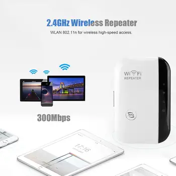 2.4GHz WLAN 802.11 AP 300Mbps Wireless-N Repeater Extender Router 100-240V EU Plug 2019 New
2.4GHz WLAN 802.11 AP 300Mbps Wireless-N Repeater Extender Router 100-240V EU Plug 2019 New