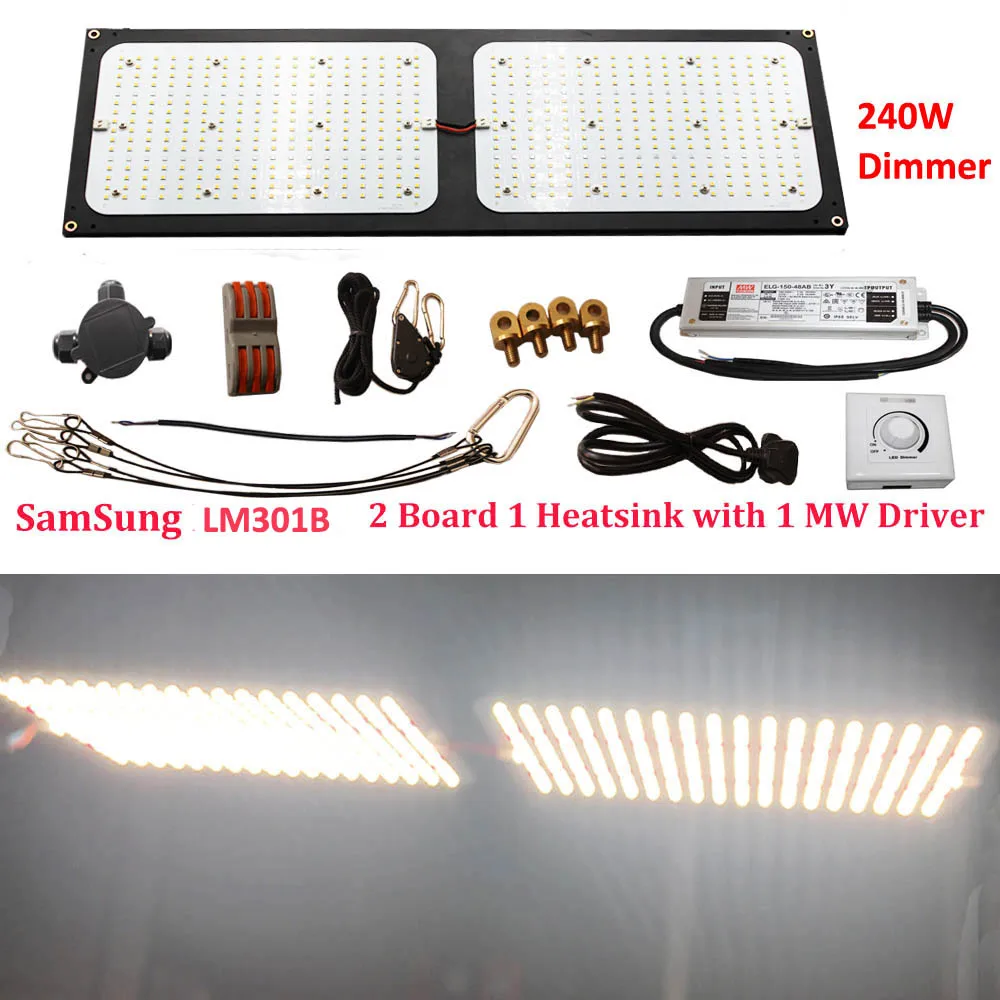 120W/240W dimming Led Grow Light Quantum Board Full Spectrum 301B 3000K MW Driver DIY LED Plant Grow Light
120W/240W dimming Led Grow Light Quantum Board Full Spectrum 301B 3000K MW Driver DIY LED Plant Grow Light