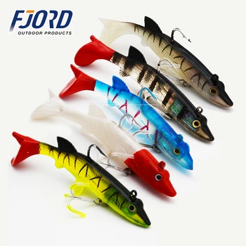 FJORD new 5pcs/lot Lead Head Hook Fish 18g 95mm Classic Flexible Soft Lure Swimbaits Artificial Bait Silicone Fishing Lures
FJORD new 5pcs/lot Lead Head Hook Fish 18g 95mm Classic Flexible Soft Lure Swimbaits Artificial Bait Silicone Fishing Lures