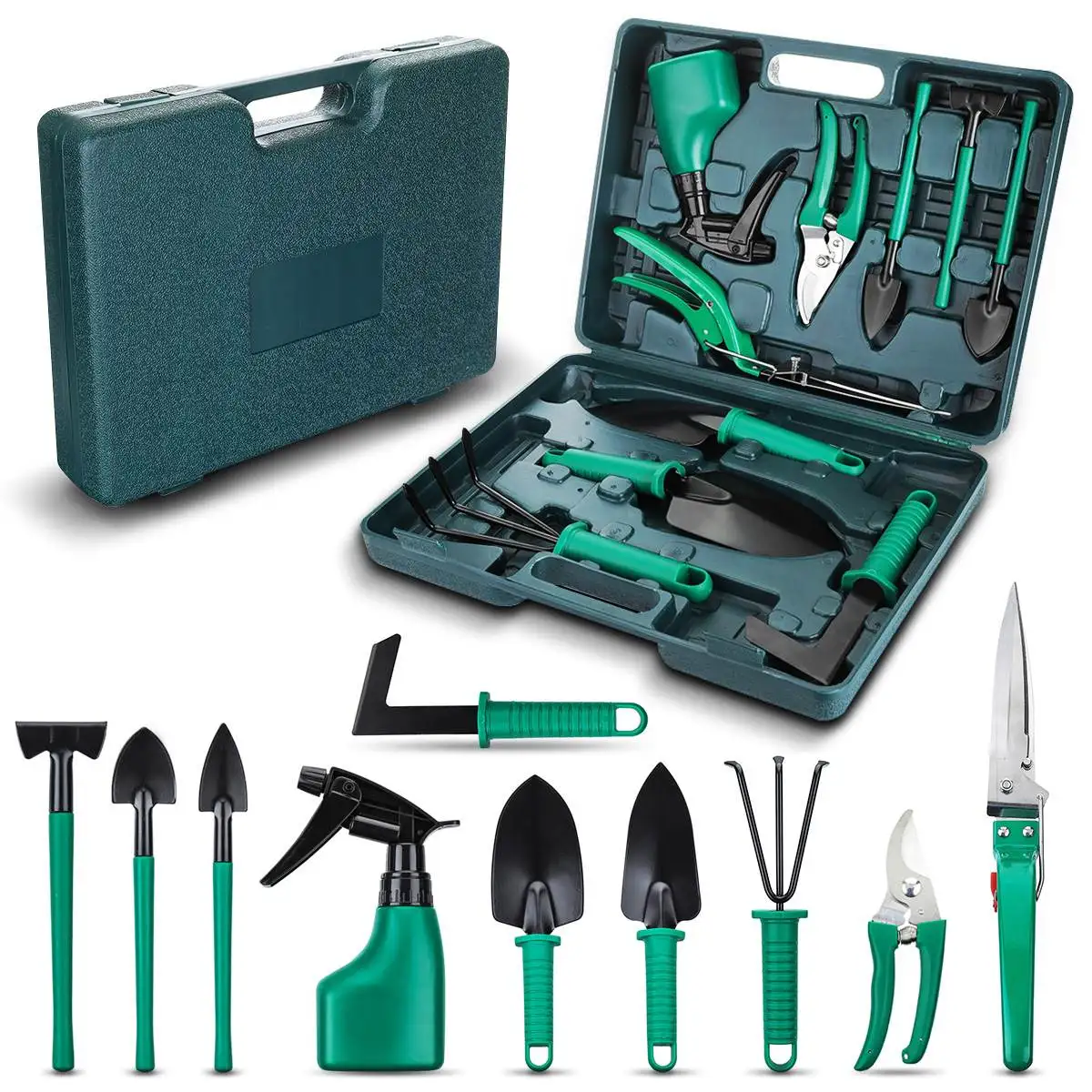 10pcs Garden Tools box Gardening Supplies Anti-rust Lightweight Household Multifunctiona Fruit Tree Pruning Shears Grafting Tool
10pcs Garden Tools box Gardening Supplies Anti-rust Lightweight Household Multifunctiona Fruit Tree Pruning Shears Grafting Tool