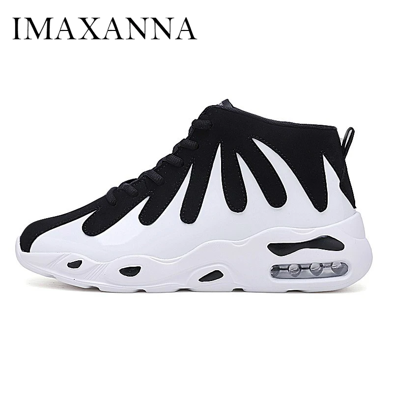 IMAXANNA New Autumn Fashion Men's Air Basketball Shoes 2018 Leather Male Sports Shoe Outdoor Non Slip Sneaker For Women Athletic
IMAXANNA New Autumn Fashion Men's Air Basketball Shoes 2018 Leather Male Sports Shoe Outdoor Non Slip Sneaker For Women Athletic