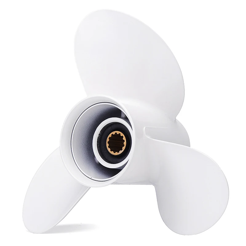 3 Blades 11 1/4X14G Propellers Prop Aluminum Outboards Propeller White Spline Marine Propeller Boat Parts For Yamaha 40-60HP
3 Blades 11 1/4X14G Propellers Prop Aluminum Outboards Propeller White Spline Marine Propeller Boat Parts For Yamaha 40-60HP