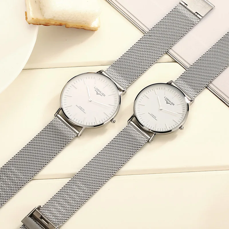 Lorinser Lovers Couple Watch Unisex Mens Women Quartz Watches Luxury Full Steel Casual Students Gift Quartz Wrist Fashion Watche
Lorinser Lovers Couple Watch Unisex Mens Women Quartz Watches Luxury Full Steel Casual Students Gift Quartz Wrist Fashion Watche