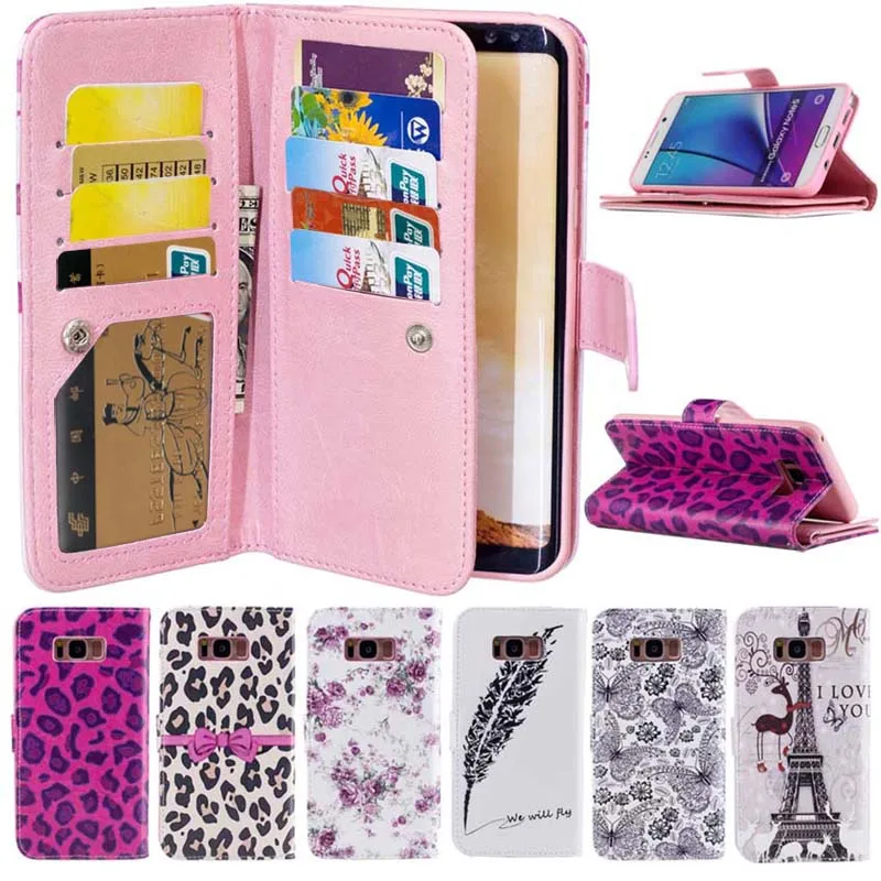 Leather Flip Case for Samsung Galaxy S9 S8 S7 S9 Plus Note 9 Wallet Leather Cover Magntic With 9 Card Holder Phone Bag 
Leather Flip Case for Samsung Galaxy S9 S8 S7 S9 Plus Note 9 Wallet Leather Cover Magntic With 9 Card Holder Phone Bag