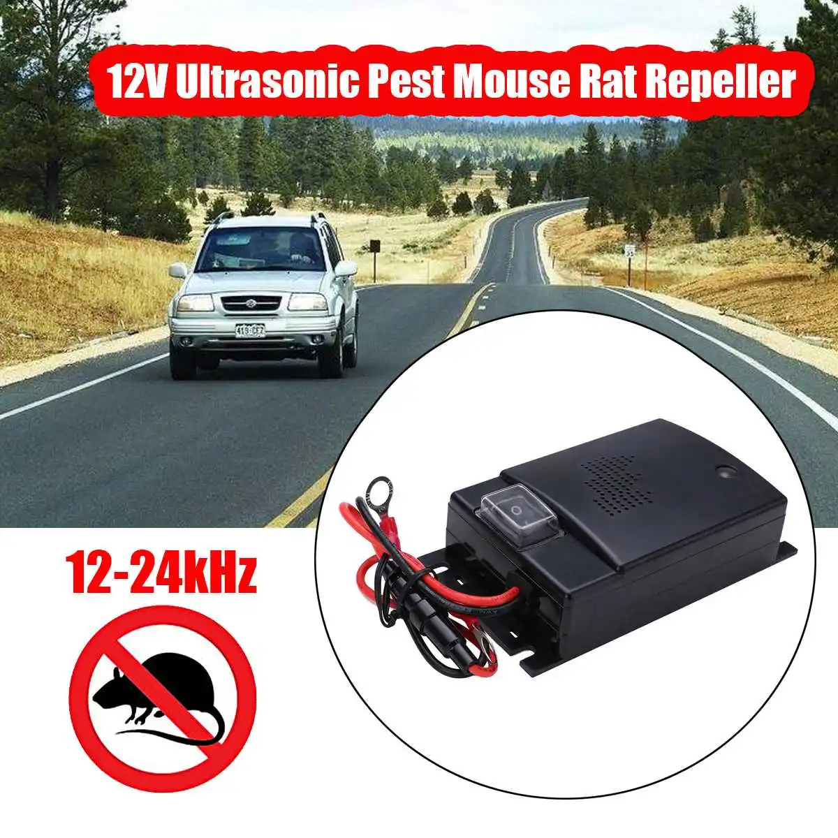 DC 12V Vehicle Car Truck Ultrasonic Pest Mouse Rat Animal Repeller Deterrent Waterproof Multifunction for Car House Garage
DC 12V Vehicle Car Truck Ultrasonic Pest Mouse Rat Animal Repeller Deterrent Waterproof Multifunction for Car House Garage