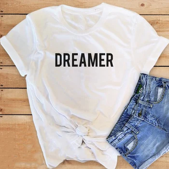 Harajuku T Shirt Women Plus Size Summer Tops TShirt T-shirt Tee Shirt Femme Graphic Tees Women Shirt Dreamer Clothes White Tee
Harajuku T Shirt Women Plus Size Summer Tops TShirt T-shirt Tee Shirt Femme Graphic Tees Women Shirt Dreamer Clothes White Tee