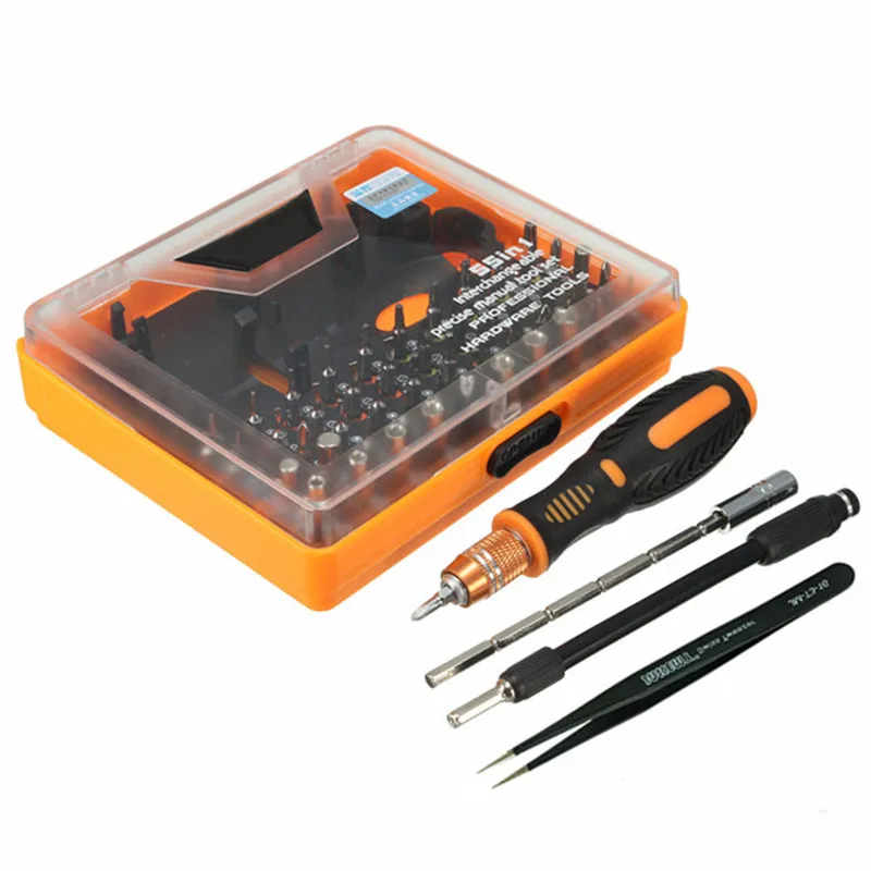 53 In 1 Precision Removable Magnetic Screwdriver Set with Torx Hex Cross Flat Y Star Screw Driver for Phone PC Repair Tool
53 In 1 Precision Removable Magnetic Screwdriver Set with Torx Hex Cross Flat Y Star Screw Driver for Phone PC Repair Tool