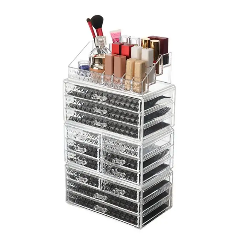 Multifunction Cosmetic Container Makeup Organizer Storage Box Women Girls Make Up Case Acrylic Bedroom Jewelry Display Holder
Multifunction Cosmetic Container Makeup Organizer Storage Box Women Girls Make Up Case Acrylic Bedroom Jewelry Display Holder