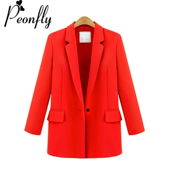 PEONFLY Women blazer Jackets Plus Size 3Xl Elegant Temperament solid color Long Sleeve Suits Ladies Casual Loose Blazers Suit
PEONFLY Women blazer Jackets Plus Size 3Xl Elegant Temperament solid color Long Sleeve Suits Ladies Casual Loose Blazers Suit