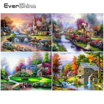 EverShine Scenery Diamond Embroidery Full Square Diamond Painting Bridge Picture Of Rhinestones Diamond Mosaic Home Decoration
EverShine Scenery Diamond Embroidery Full Square Diamond Painting Bridge Picture Of Rhinestones Diamond Mosaic Home Decoration