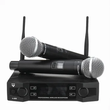 UHF Wireless Microphone System 2 Channel 2 Cordless Handheld Mic Kraoke Speech Party supplies Cardioid Microphone Professional
UHF Wireless Microphone System 2 Channel 2 Cordless Handheld Mic Kraoke Speech Party supplies Cardioid Microphone Professional
