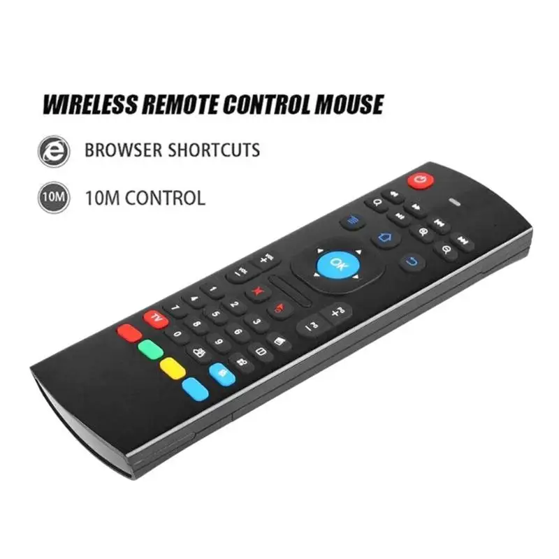 172x59x19MM MX3 Portable 2.4G Wireless Remote Control Keyboard Controller RF Radio Air Mouse F6N 2019 new remote control
172x59x19MM MX3 Portable 2.4G Wireless Remote Control Keyboard Controller RF Radio Air Mouse F6N 2019 new remote control