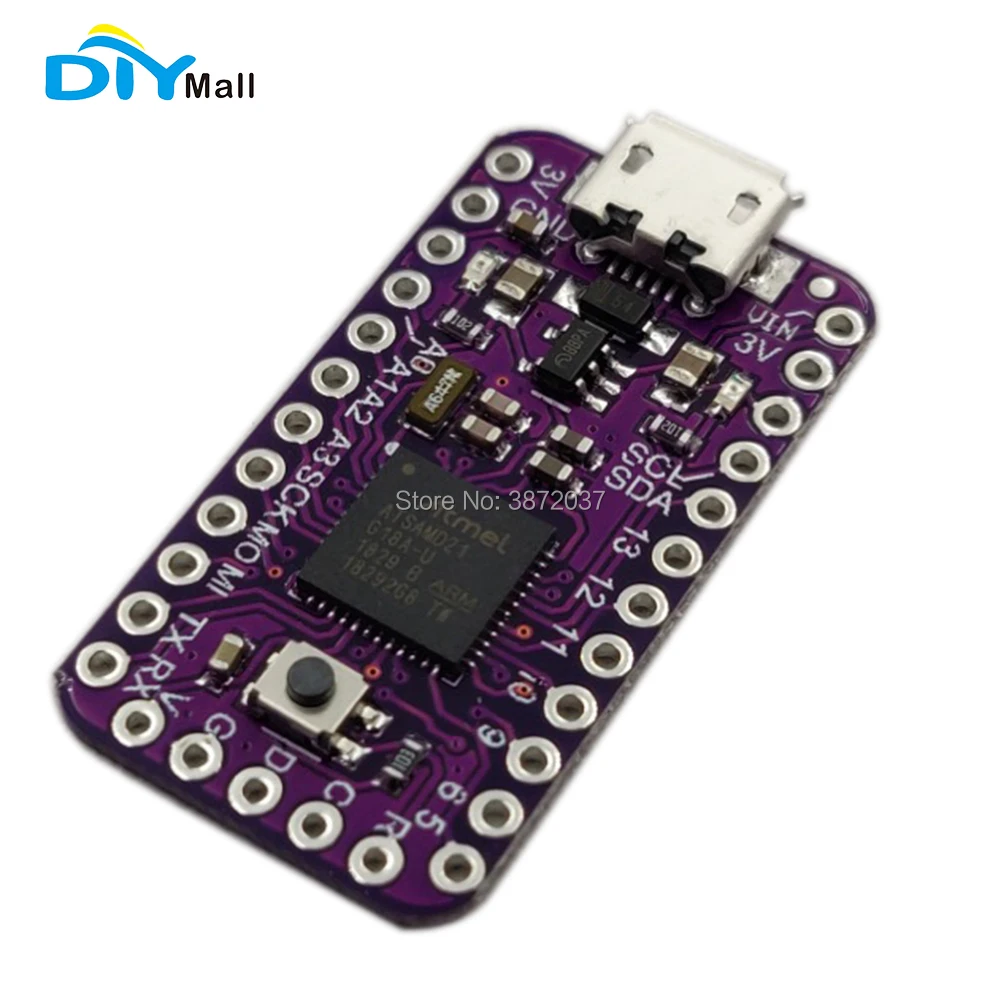DIYmall GY-SAMD21 Mini Breakout Sensor for Arduino IDE Atmel ATSAMD21G18 32-bit ARM Cortex-M0
DIYmall GY-SAMD21 Mini Breakout Sensor for Arduino IDE Atmel ATSAMD21G18 32-bit ARM Cortex-M0