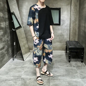2019 Summer Set Men Fashion Tracksuit Mens Track Suit Two Pieces Causal Chinese Style Hip Hop Short Sleeve Shorts T-shirt+Pant
2019 Summer Set Men Fashion Tracksuit Mens Track Suit Two Pieces Causal Chinese Style Hip Hop Short Sleeve Shorts T-shirt+Pant