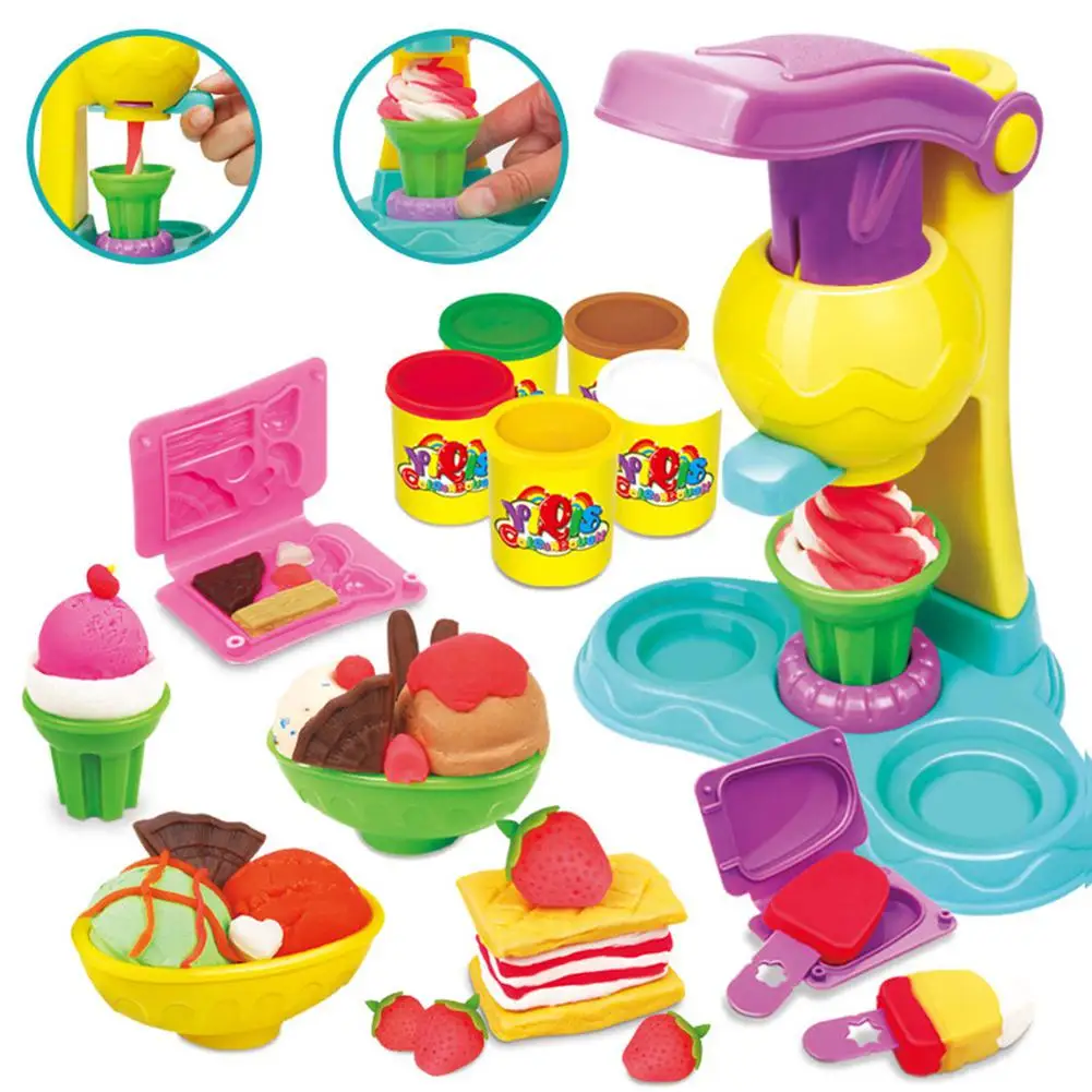 LeadingStar Kids Girls DIY Colorful Simulate Plasticine Ice Cream Maker Set Play House Puzzles Toy
LeadingStar Kids Girls DIY Colorful Simulate Plasticine Ice Cream Maker Set Play House Puzzles Toy